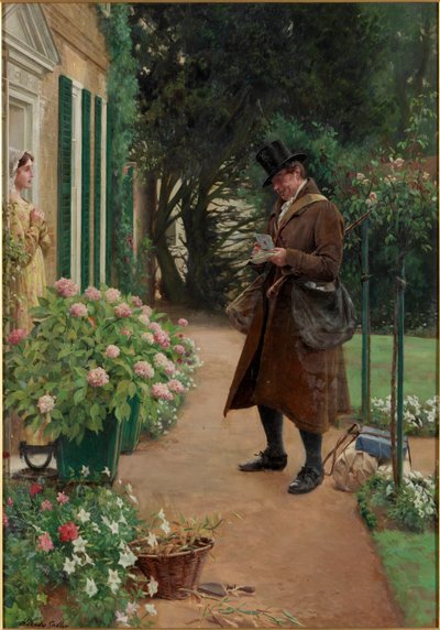 The Village Postman by Walter Dendy Sadler